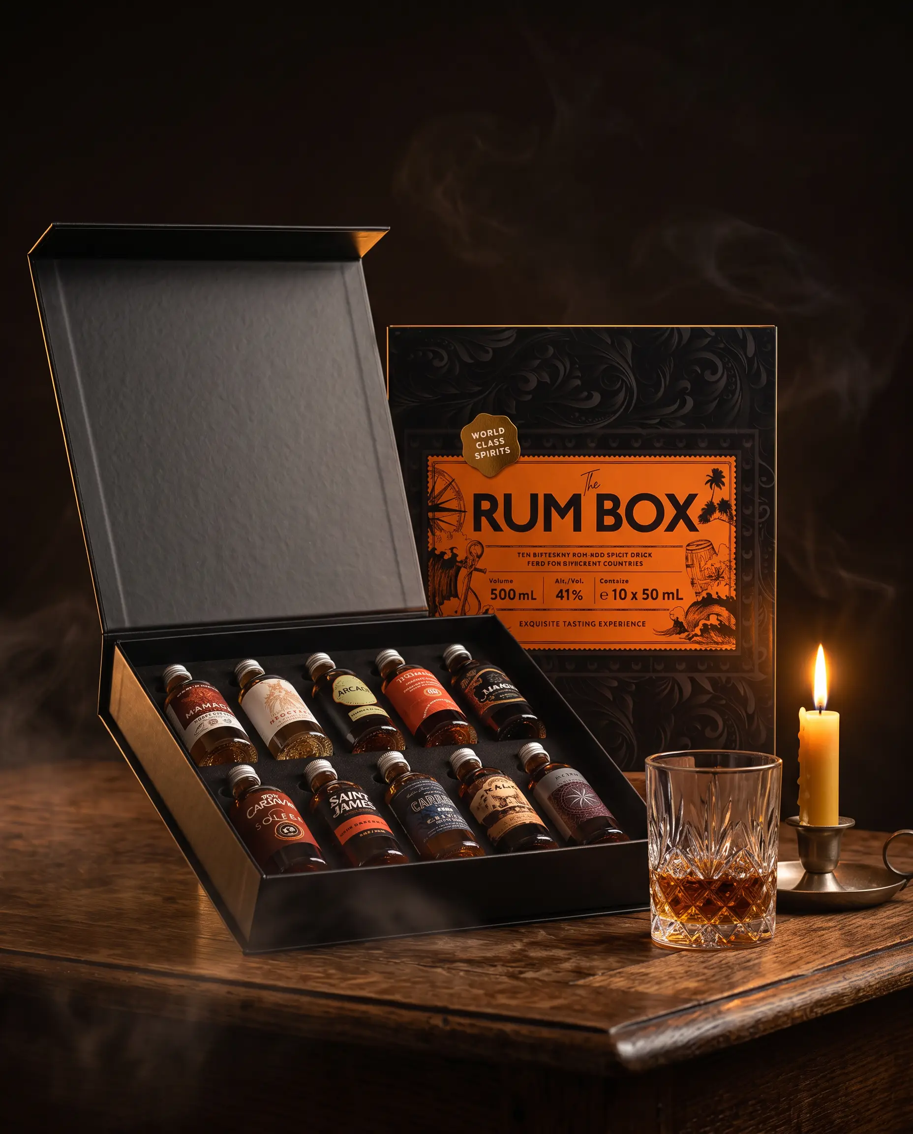 Rum Box Yellow Edition 10×0,05l 41% GB